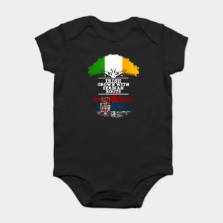 Irish Grown With Serbian Roots - Gift for Serbian With Roots From Serbia Baby Bodysuit